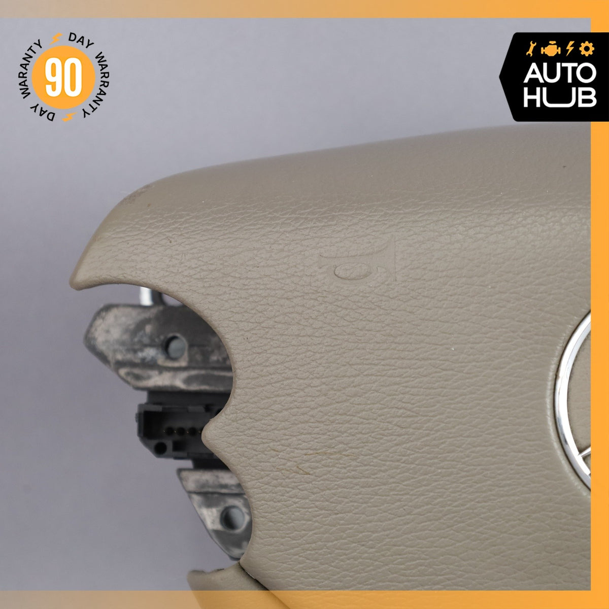 Mercedes R230 SL500 SL55 AMG CLK500 E350 Steering Wheel Airbag Air Bag Beige OEM - photo 2