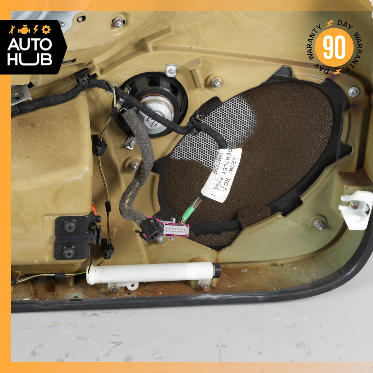 03-10 Bentley Continental GT Right Passenger Side Interior Door Panel Black OEM - photo 21