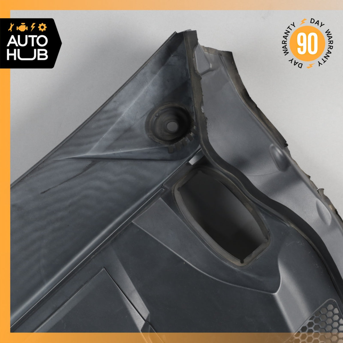 16-20 Mercedes W205 C350e C43 Left Water Baffle Cowl Engine Cover Panel OEM - photo 4