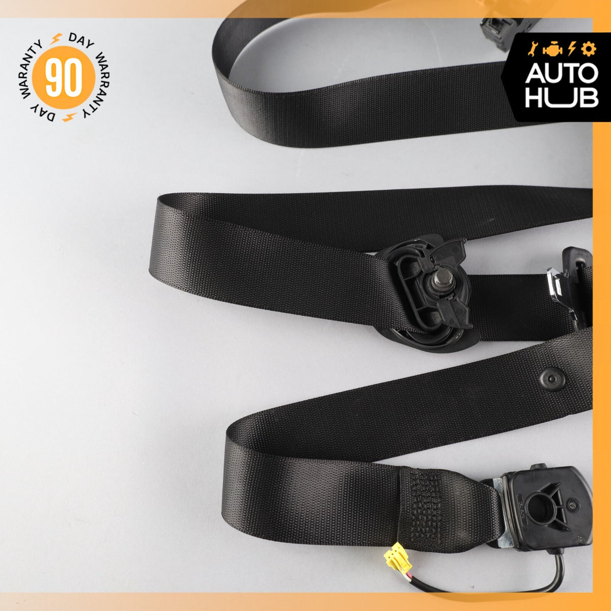 10-13 Mercedes W221 S400 S63 AMG Seat Belt Front Right Passenger Side Black OEM - photo 9