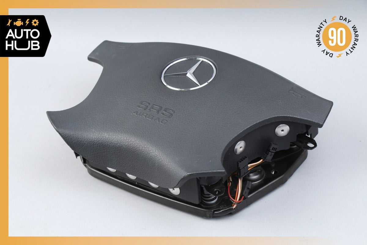 00-06 Mercedes W220 S500 CL500 S55 AMG Steering Wheel Air Bag Airbag Black OEM - photo 7