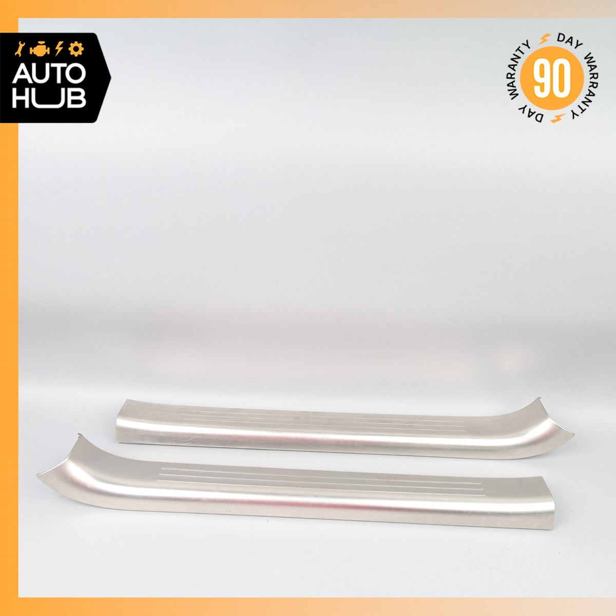 06-13 Bentley Continental Flying Spur Front Left & Right Door Step Sill Set OEM - photo 1