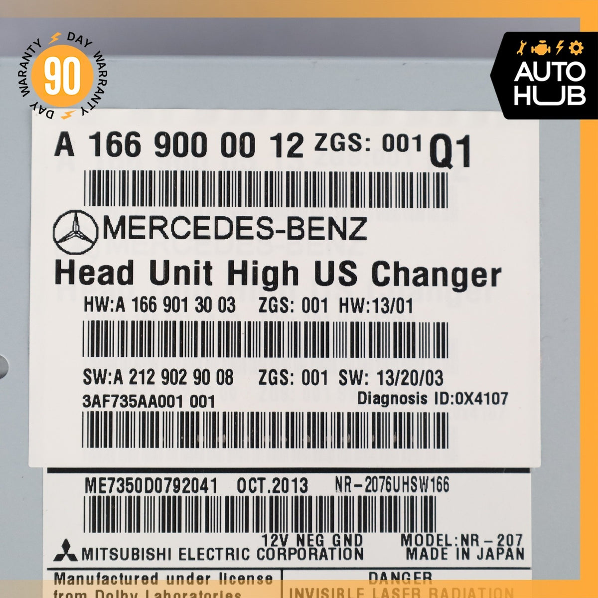 Mercedes W166 ML350 GL450 ML550 Navigation Command Head Unit Audio Control OEM - photo 15