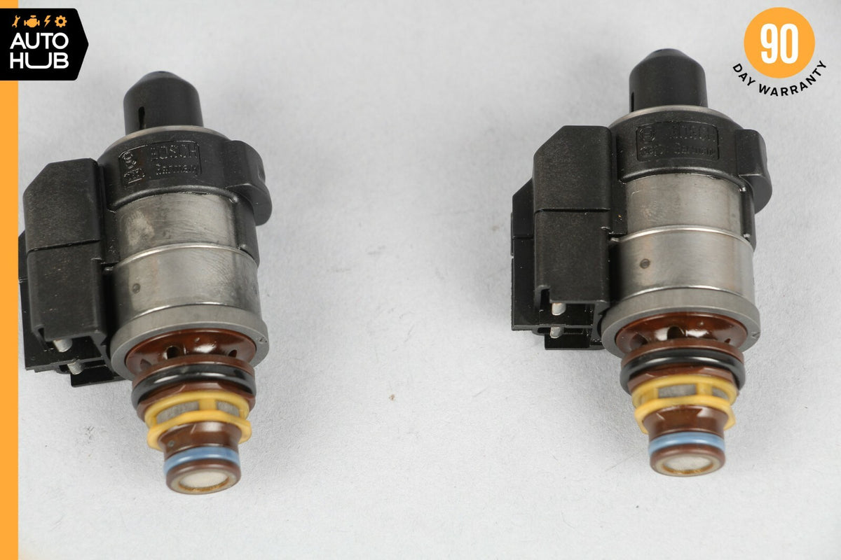 Mercedes S350 CL550 722.9 Transmission Solenoid Valve Blue & Black Caps Set of 8 - photo 10