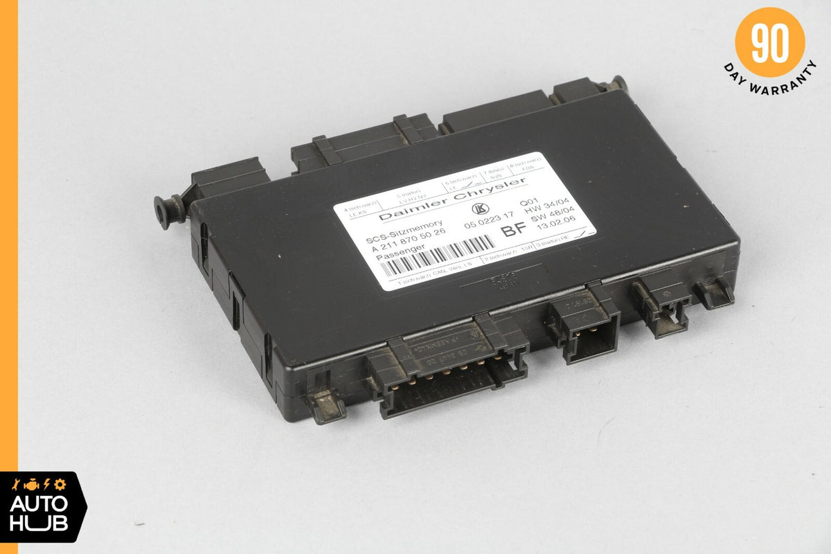 03-11 Mercedes X164 GL450 E350 Front Left Seat Control Module 2118704926 OEM - photo 1