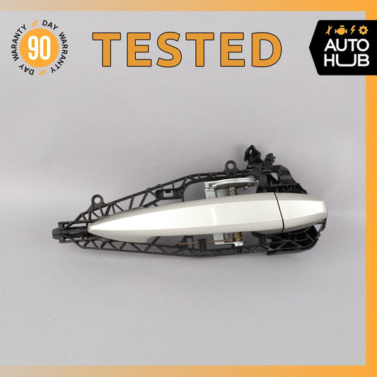 14-18 BMW F15 X5 Rear Right Passenger Exterior Door Handle Silver OEM - photo 1