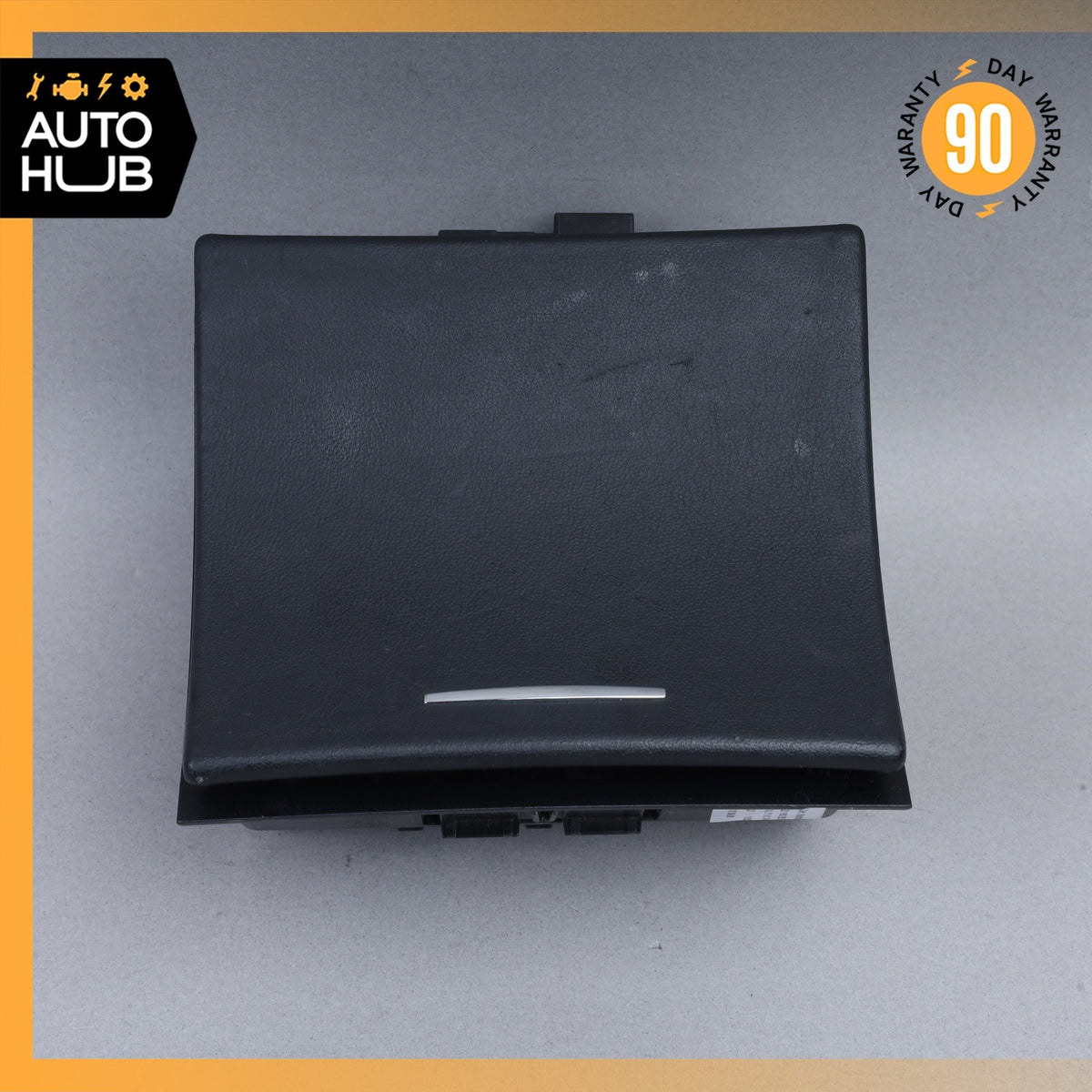 07-09 Mercedes W221 S600 S65 AMG Rear Ashtray Lighter Compartment Black OEM - photo 1