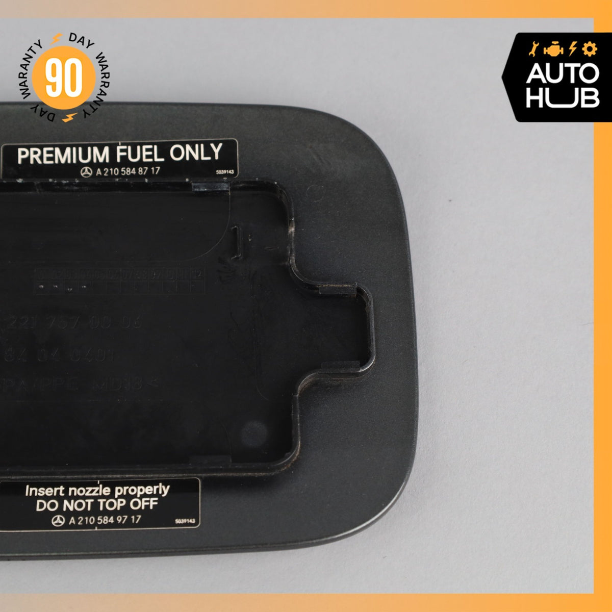 07-13 Mercedes W221 S550 S400 S63 AMG Fuel Door Lid Gas Tank Cover OEM - photo 6