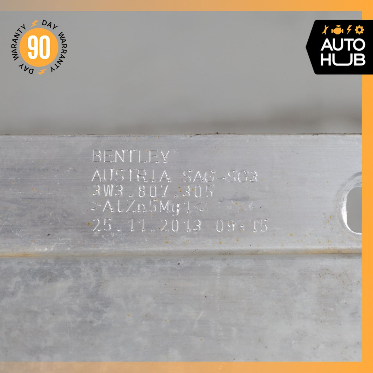 12-15 Bentley Continental GTC GT Rear Bumper Reinforcement Impact Bar OEM 11k - photo 6