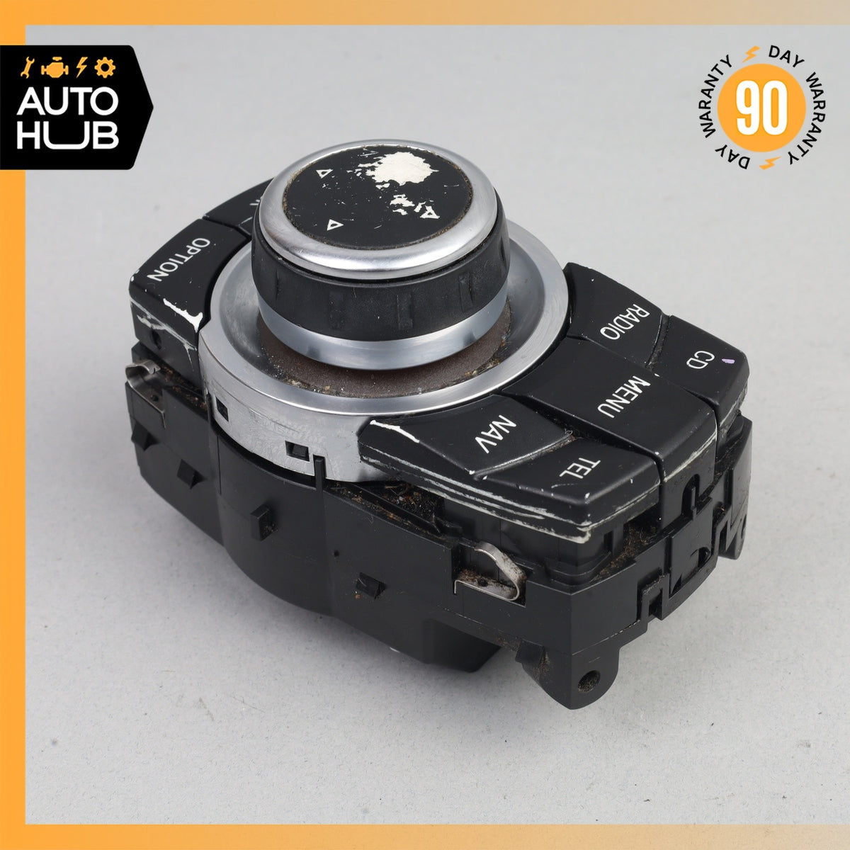 07-14 BMW E70 X5 X6 Center Console iDrive Navigation Multimedia Switch OEM - photo 7