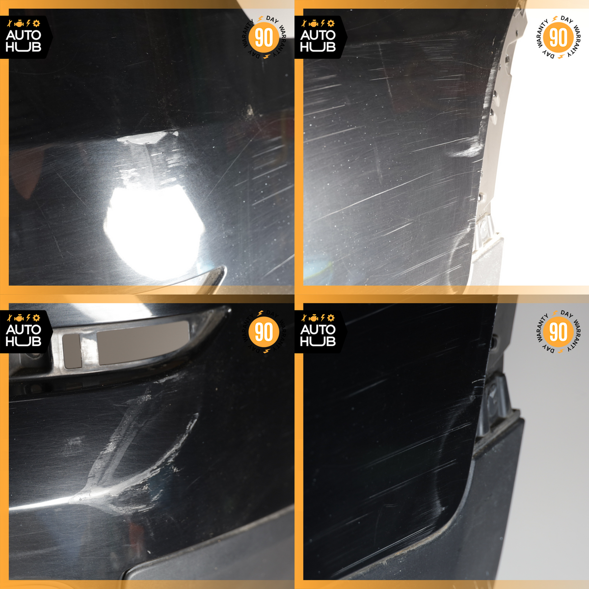 11-13 BMW E70 X5 Rear Bumper Cover Panel Assembly Black OEM - photo 9