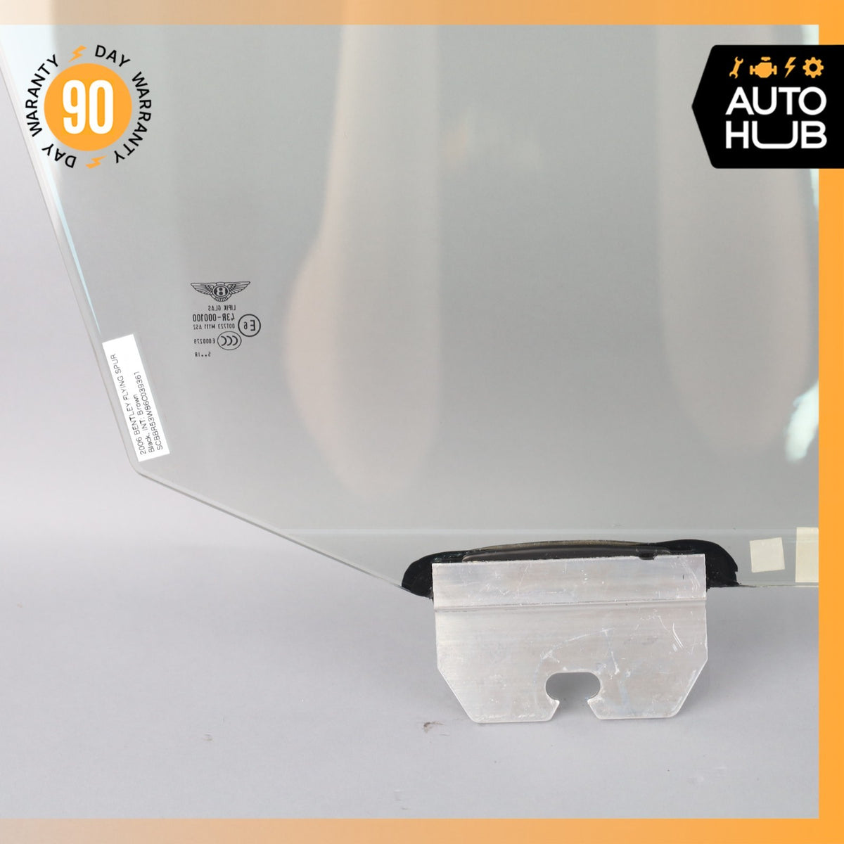 06-13 Bentley Continental Flying Spur Front Left Side Door Window Glass OEM 39k - photo 12