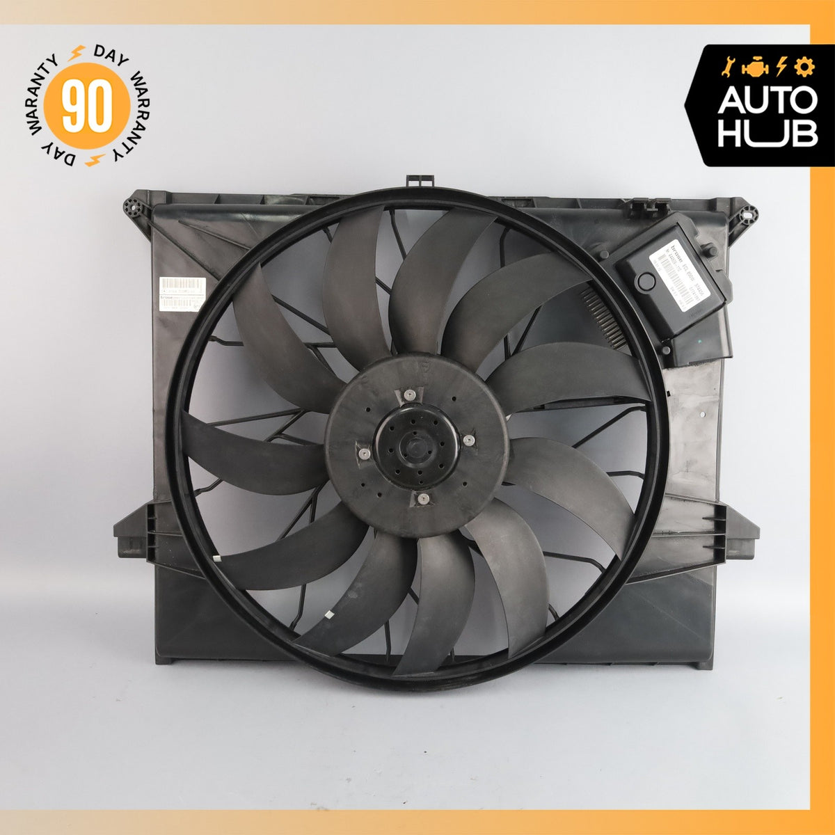 07-13 Mercedes X164 GL350 ML350 Engine Motor Cooling Fan Assembly 1645000093 OEM - photo 2