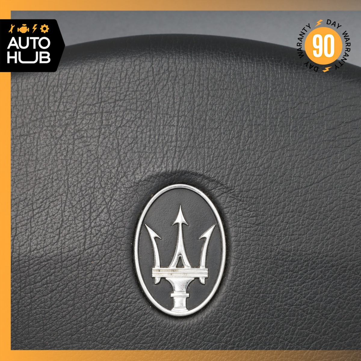 03-13 Maserati Quattroporte M139 Steering Wheel Air Bag Airbag Black OEM - photo 3