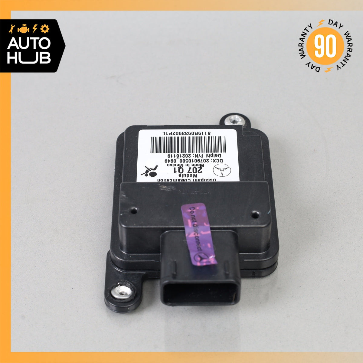 10-14 Mercedes W207 E550 C350 C300 Seat Occupancy Sensor Mat SRS Module OEM - photo 3