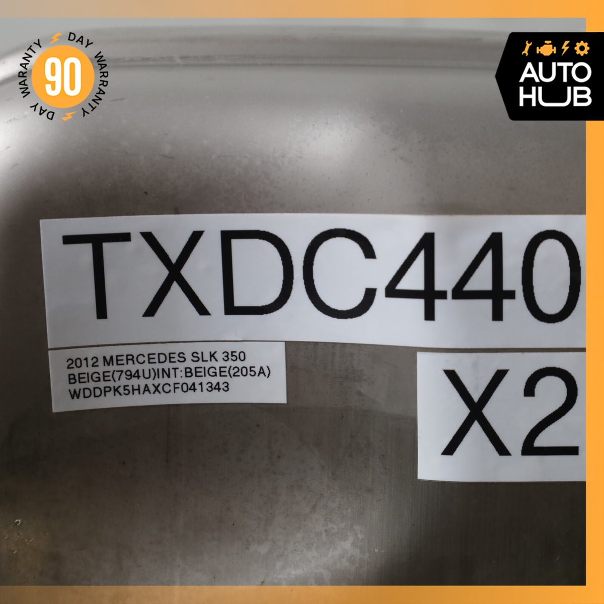 12-16 Mercedes R172 SLK350 M276 Exhaust Muffler Mufflers Right And Left OEM 30k - photo 16