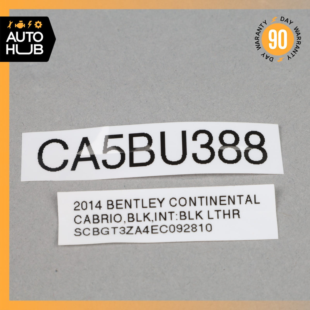 03-18 Bentley Continental GTC GT Rear Tailgate Boot Lid Lock Plate OEM - photo 11