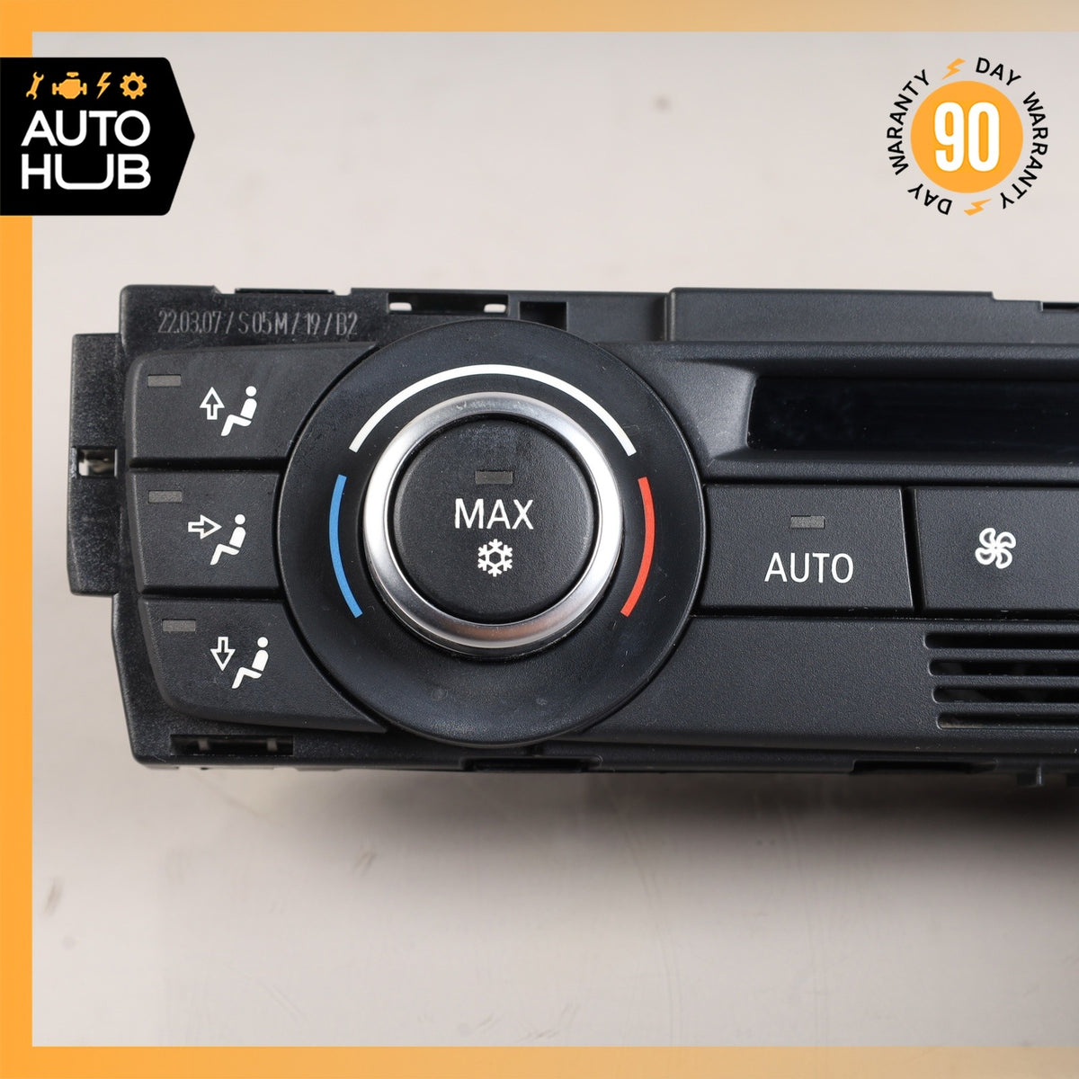 07-09 BMW E90 328i 335i Automatic Climate Control Control Module Unit OEM 67k - photo 5