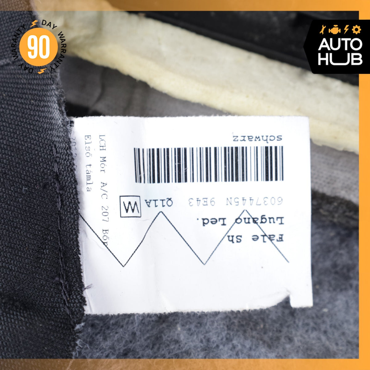 10-17 Mercedes W207 E550 E350 E400 Front Left Side Seat Cushion Upper Black OEM - photo 15