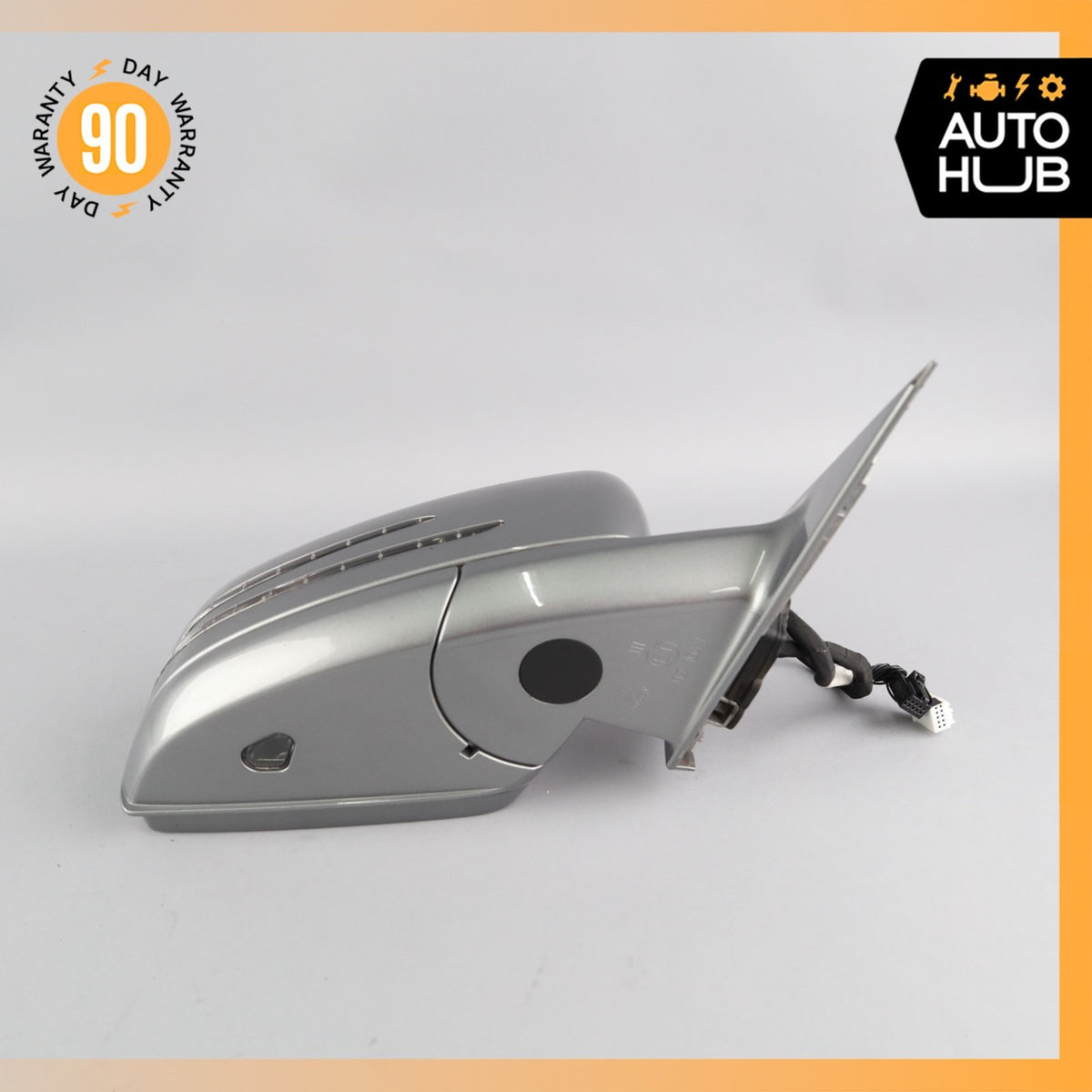 10-13 Mercedes W221 S550 S400 Right Side Rear View Door Mirror w/Blind Spot OEM - photo 11