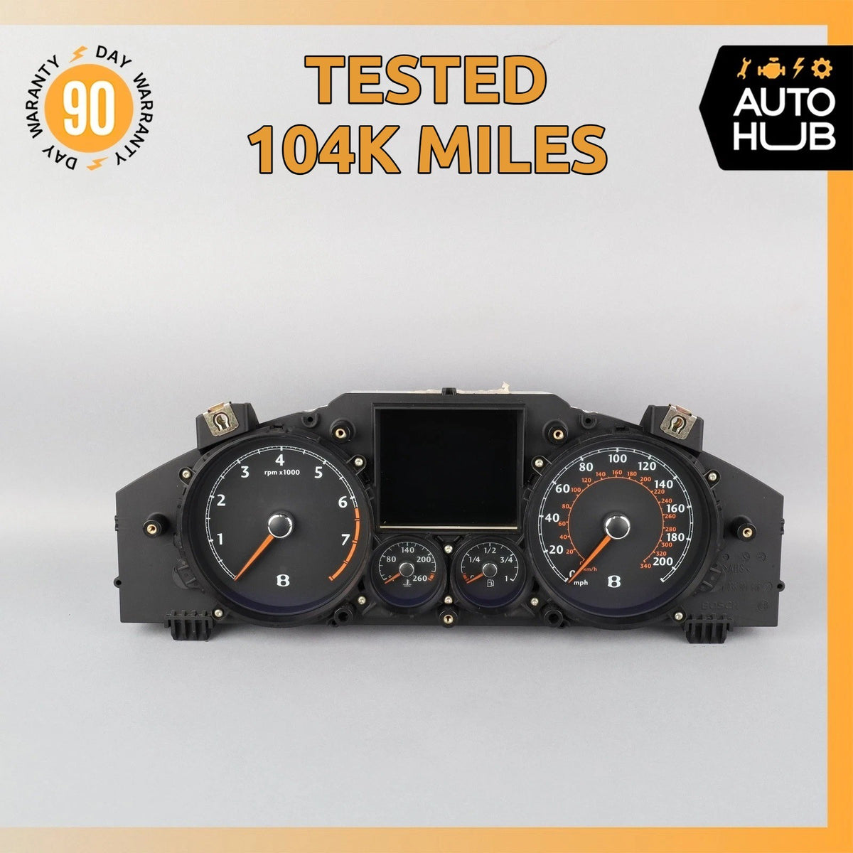 06-07 Bentley Continental Flying Spur Instrument Cluster Speedometer OEM 104k - photo 1