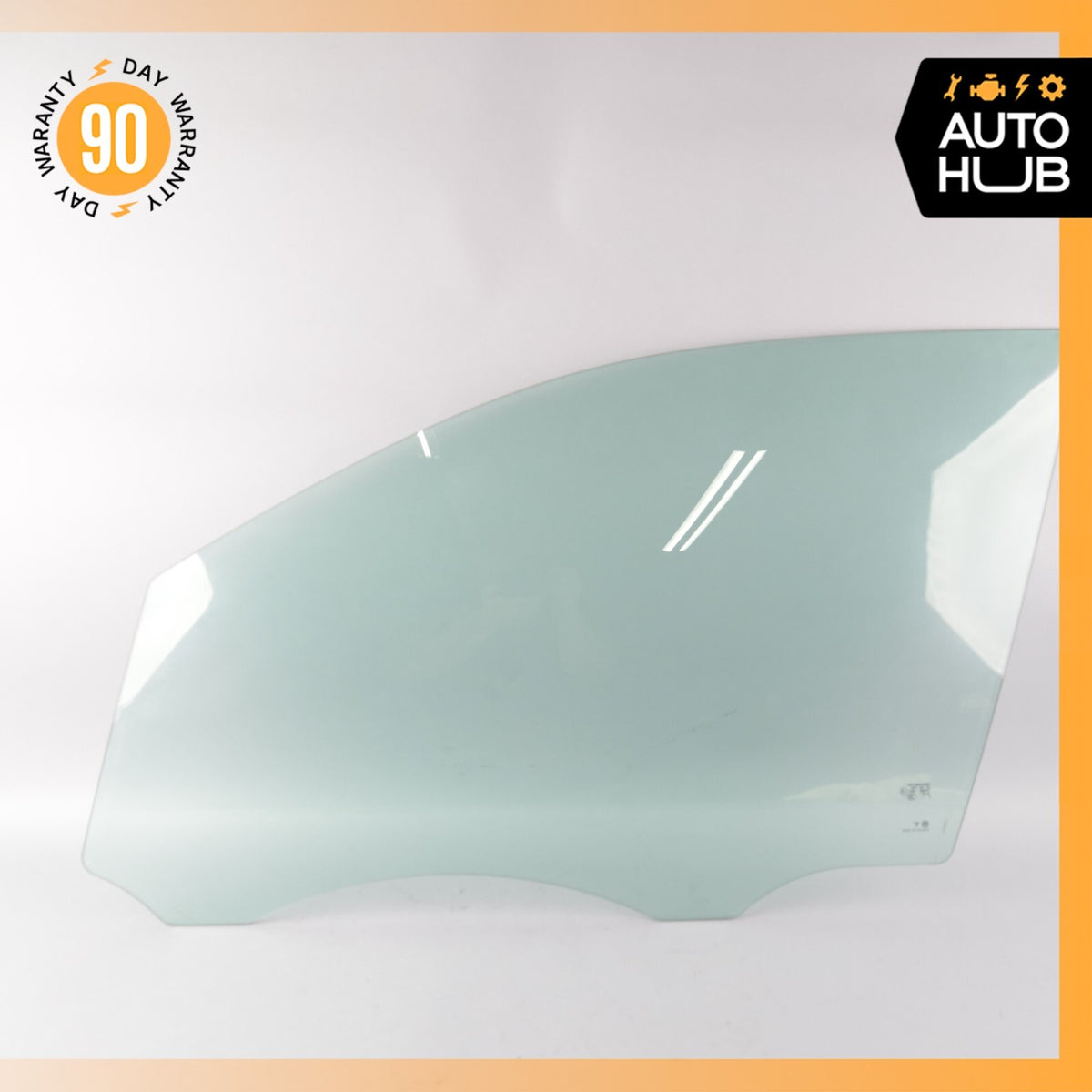 11-18 Porsche Cayenne 958 Hybrid S Front Left Driver Side Door Window Glass OEM - photo 1