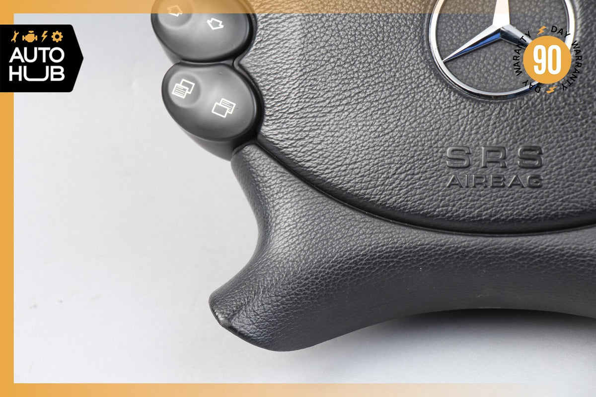 Mercedes R230 SL500 SL55 AMG CLK500 E350 Steering Wheel Airbag Air Bag Black OEM - photo 5