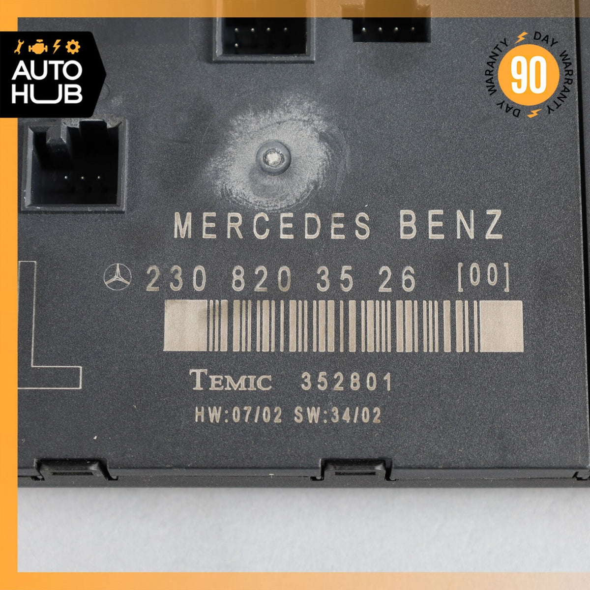 03-12 Mercedes R230 SL500 SL550 Door Control Module Left Driver Side OEM - photo 7