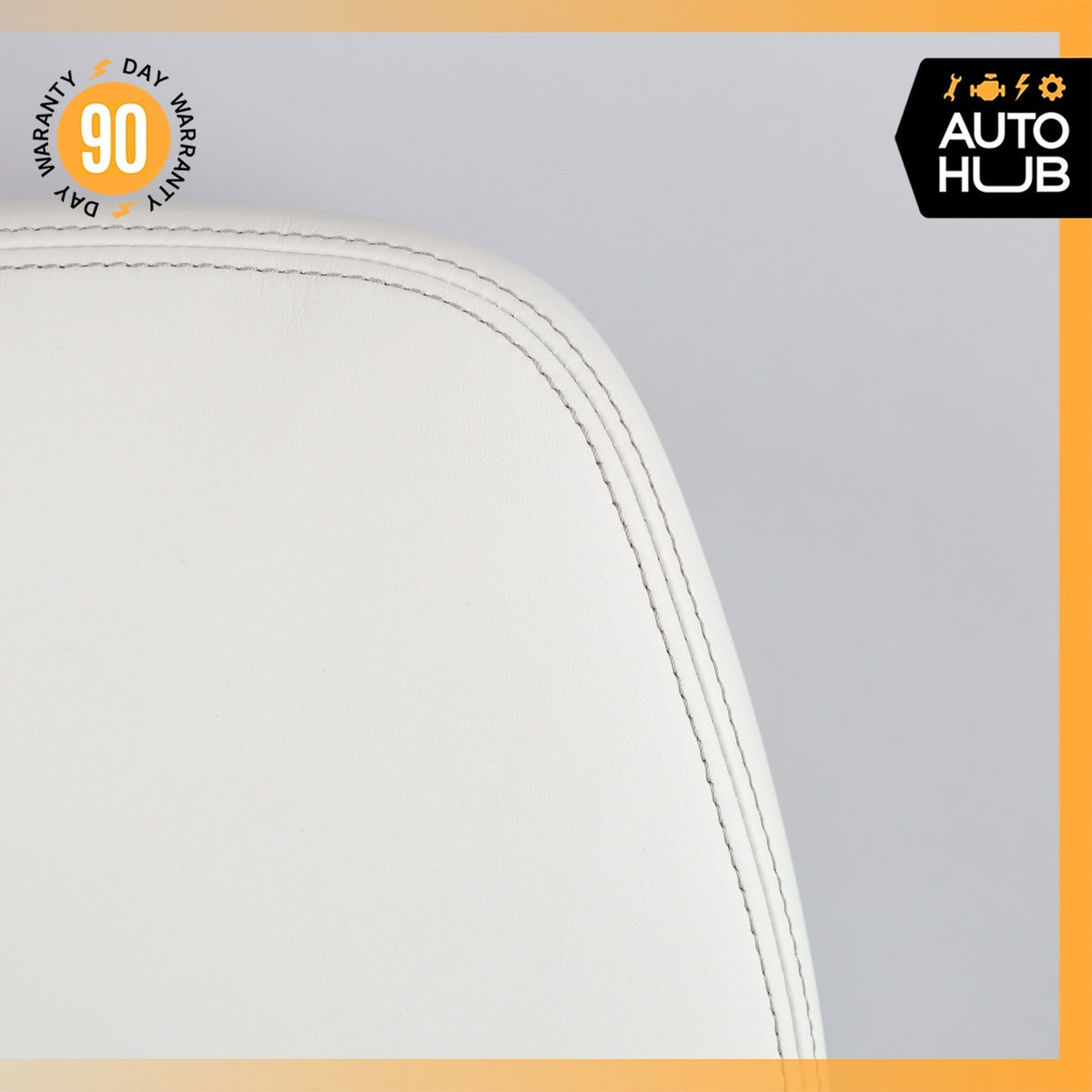 BMW G12 750Li Front Left or Right Seat Headrest Head Rest Nappa White OEM - photo 3