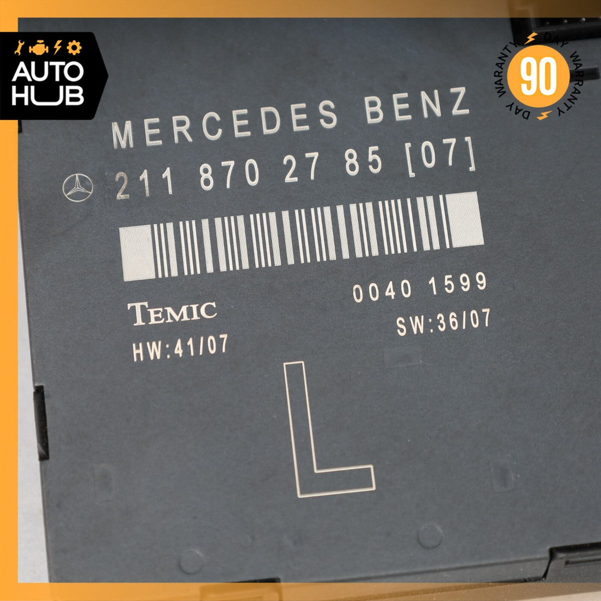03-09 Mercedes W211 E350 E55 AMG Front Left Driver Side Door Control Module OEM - photo 8