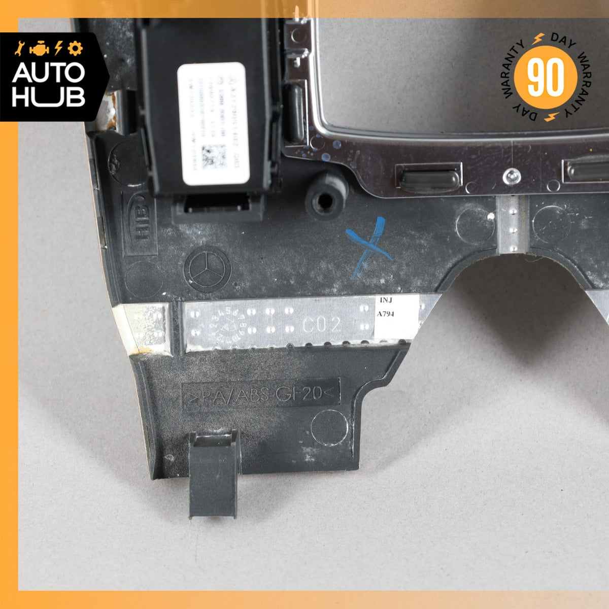 Mercedes W218 CLS550 Center Console Switch Trim Bezel Cover Wood OEM - photo 10