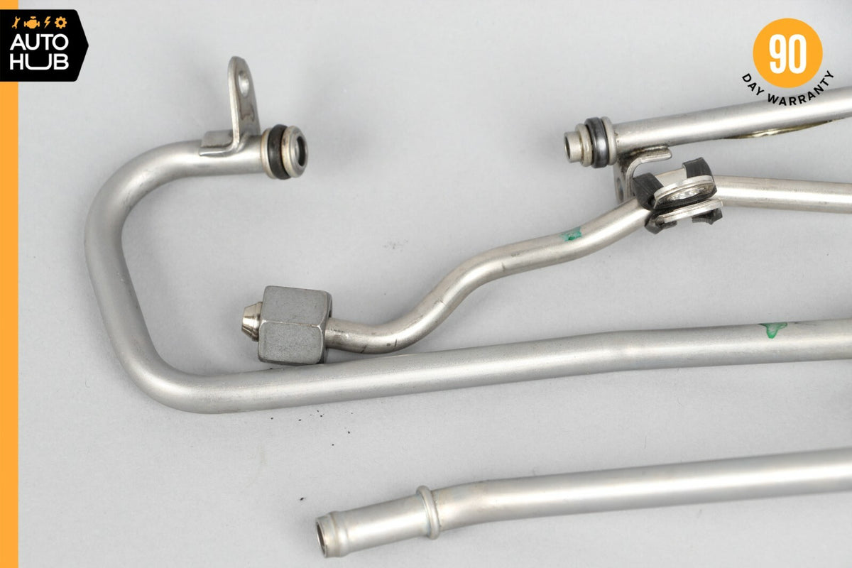 Mercedes W204 C250 SLK250 Engine Motor Charger Coolant Hose Line Pipe Set OEM - photo 3