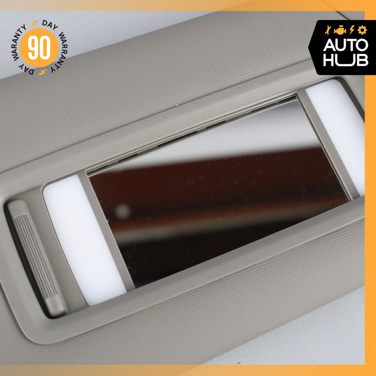 10-16 Porsche Panamera 970 Right Passenger Side Sun Visor Sunvisor Gray OEM - photo 10