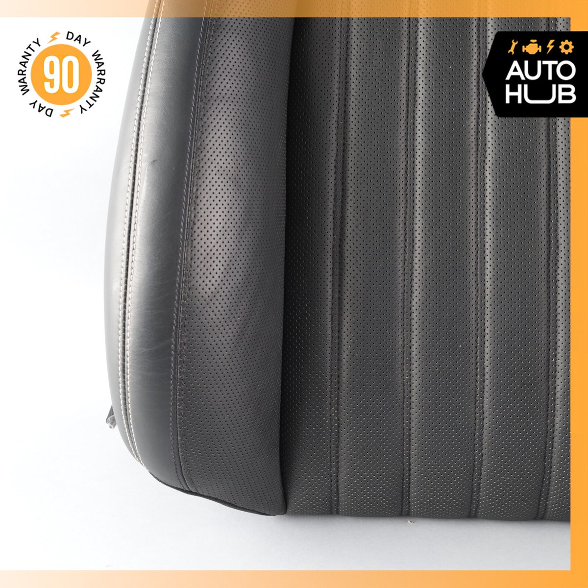 09-12 Mercedes R230 SL550 Top Upper Seat Cushion Right Side Nappa Black OEM 37k - photo 6