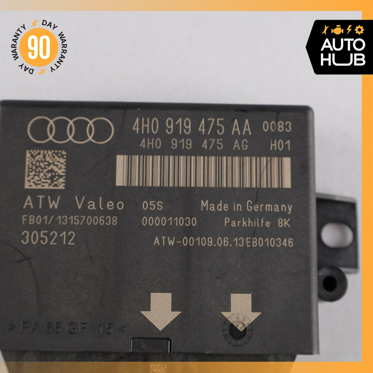 11-18 Audi D4 A8 Parking Aid Control Module 4H0919475AA OEM - photo 9