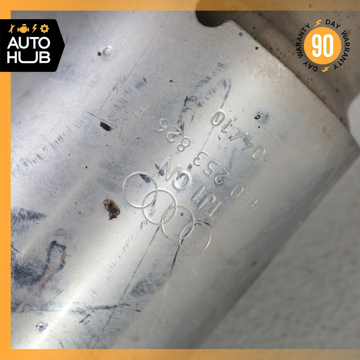 11-12 Audi D4 A8 4.2L V8 Left & Right Exhaust Muffler Mufflers Tips OEM - photo 9