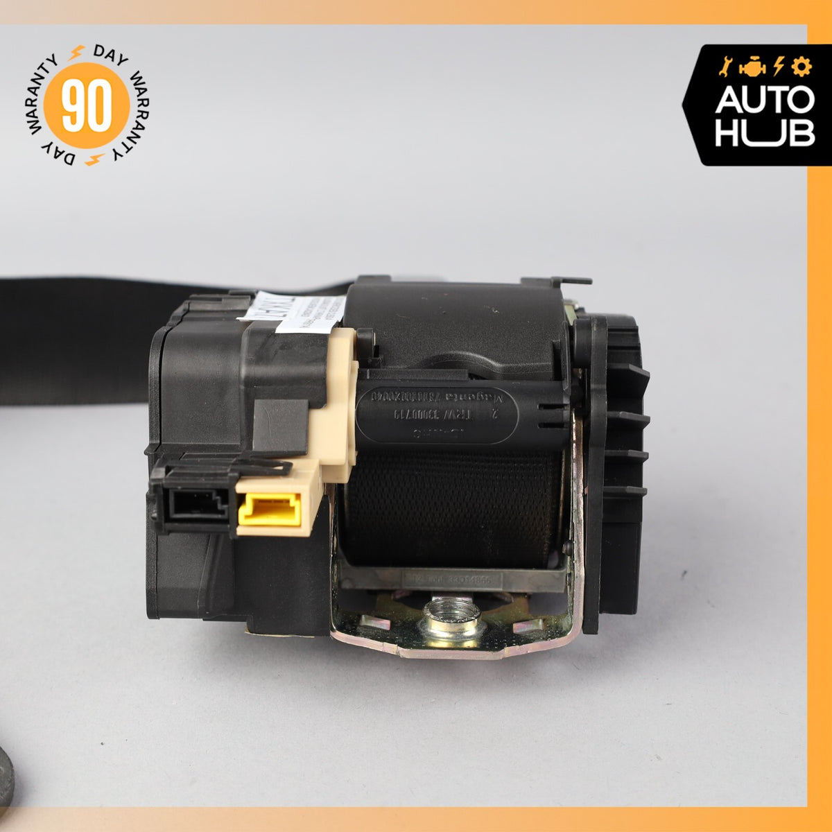 11-14 Mercedes W216 CL550 CL63 AMG Front Left Driver Side Seat Belt Black OEM - photo 6