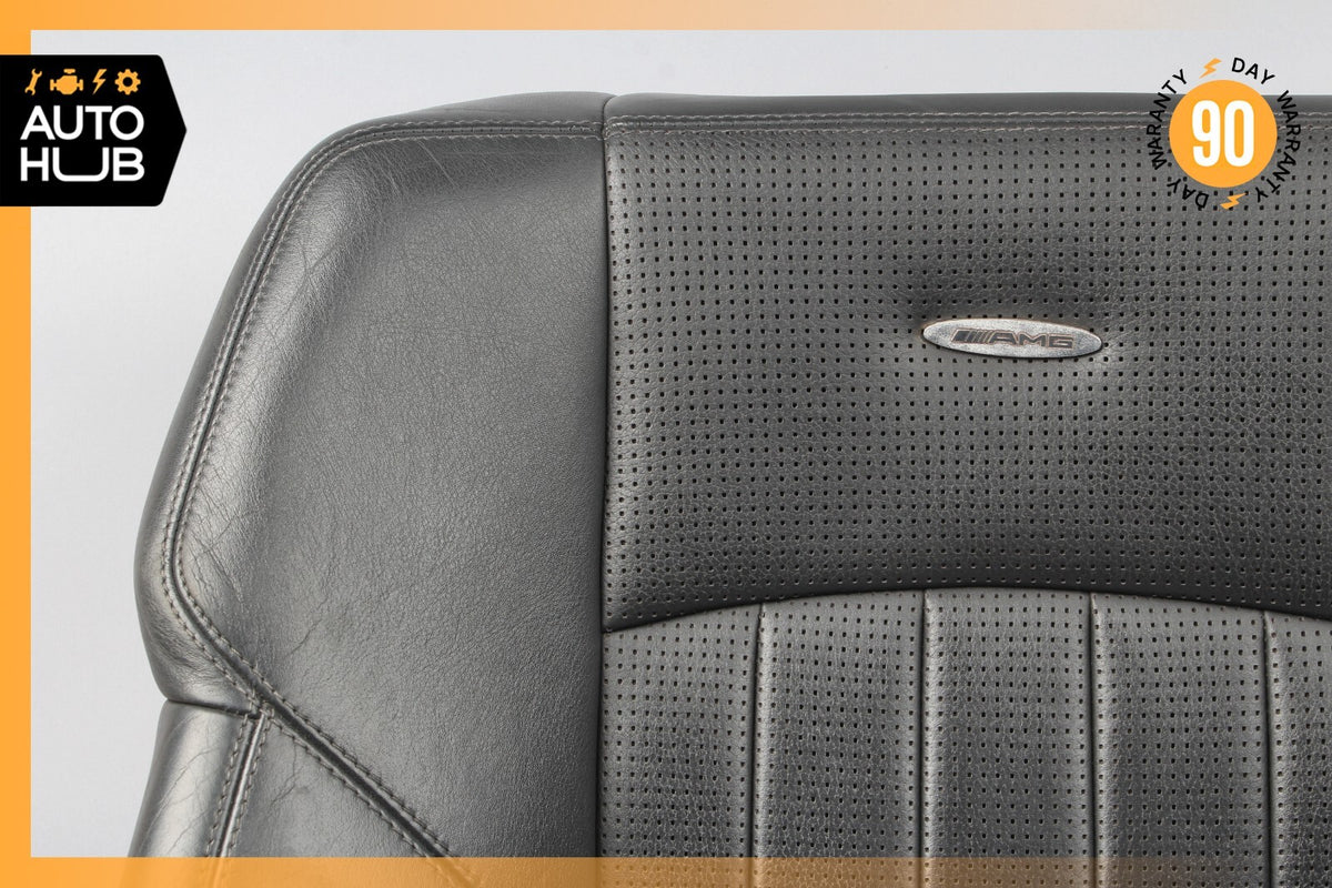 03-06 Mercedes W211 E55 AMG Front Right or Left Side Top Seat Cushion Black OEM - photo 7