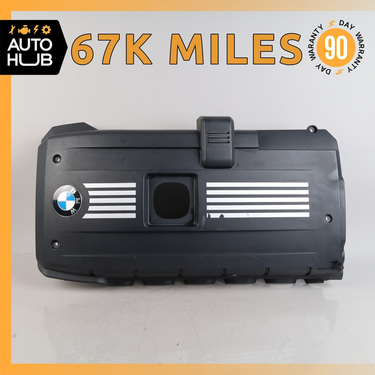 07-13 BMW E90 328i 128i N51 Engine Motor Upper Cover Panel Trim OEM - photo 1