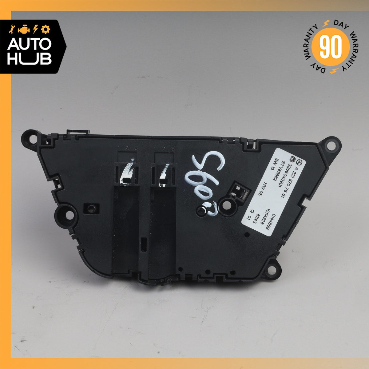 07-14 Mercedes W221 S600 CL550 Front Left Driver Seat Control Memory Switch OEM - photo 6