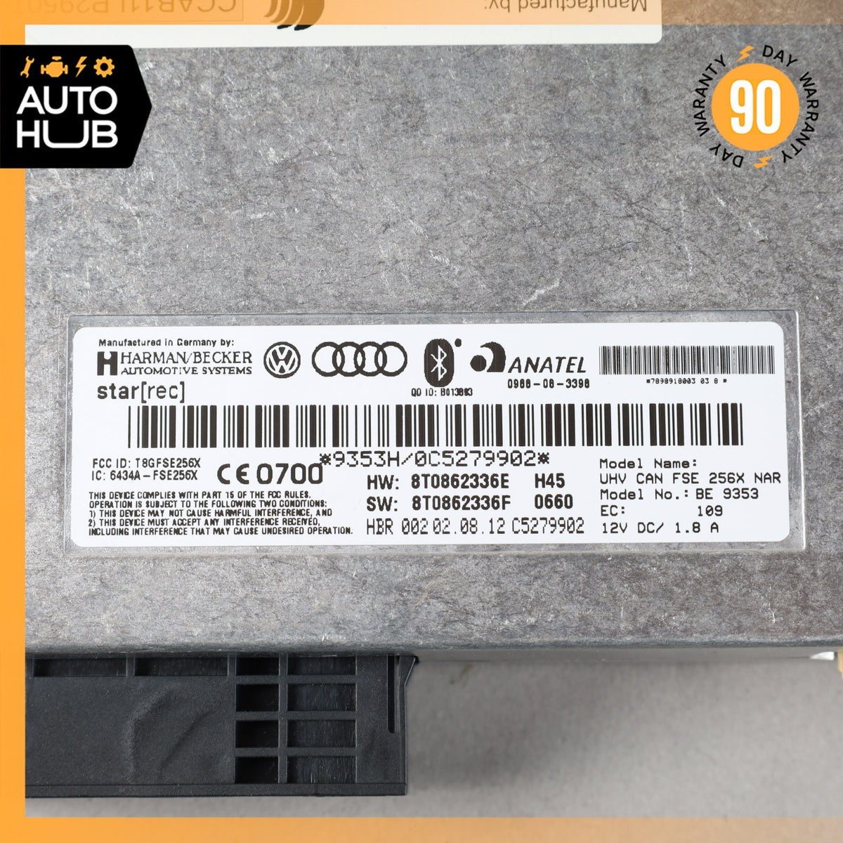 Audi B8 A4 Bluetooth Interface Communication Control Module 8T0862336E OEM - photo 7