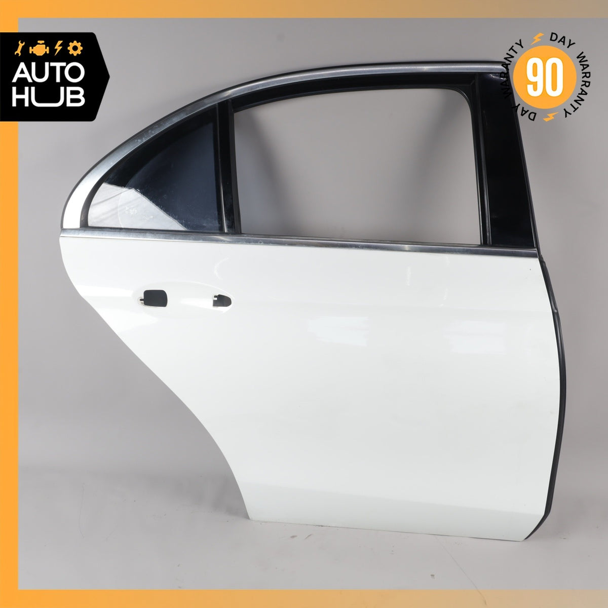 17-23 Mercedes W213 E300 E400 Rear Right Passenger Side Door Shell White OEM - photo 1