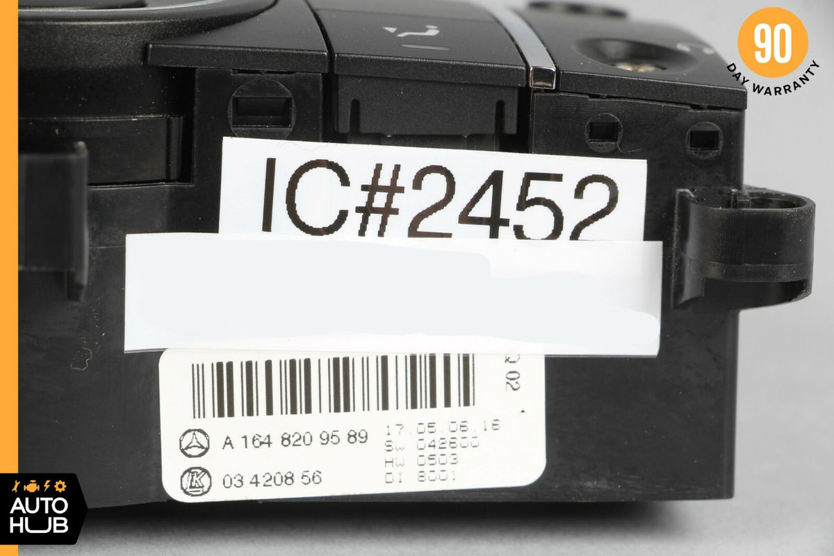 06-11 Mercedes X164 GL450 ML450 Rear A/C Heater Climate Control Switch Unit OEM - photo 10