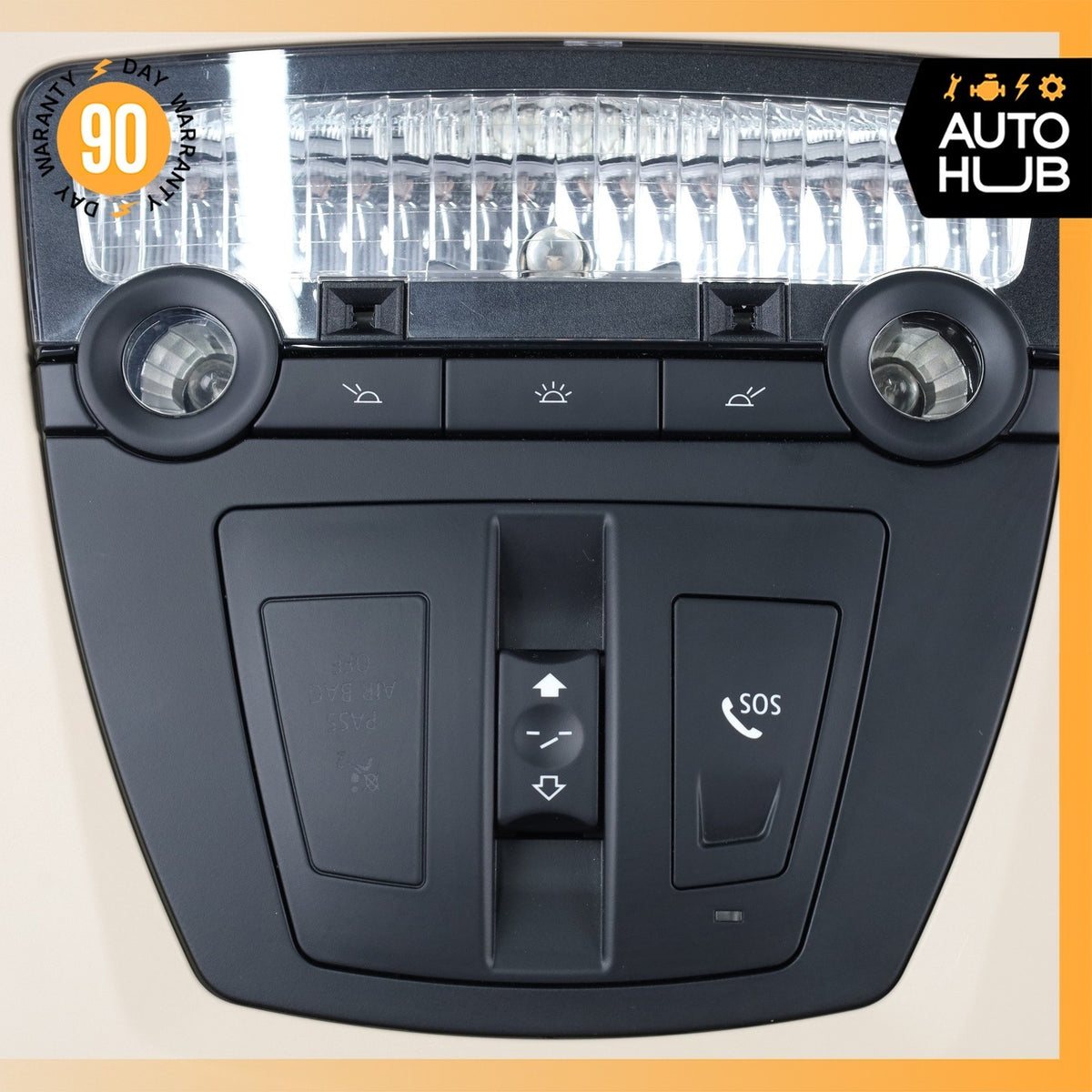 09-17 BMW F10 528i 750Li Front Overhead Dome Light Lamp Sunroof Switch OEM - photo 7