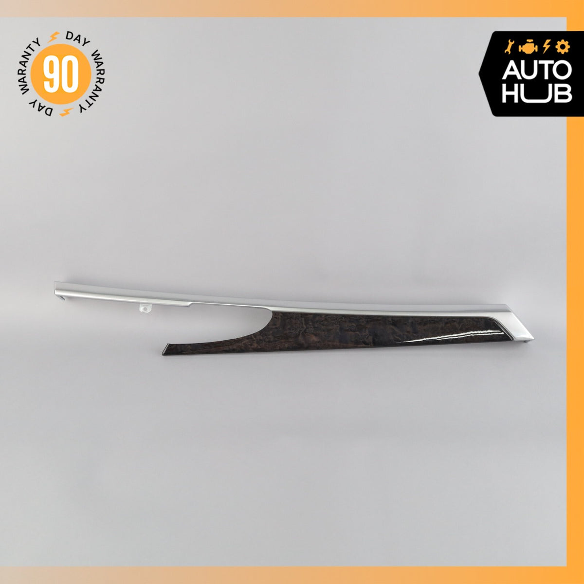 Porsche Panamera 970 Rear Left Driver Side Door Panel Molding Wood OEM - photo 1
