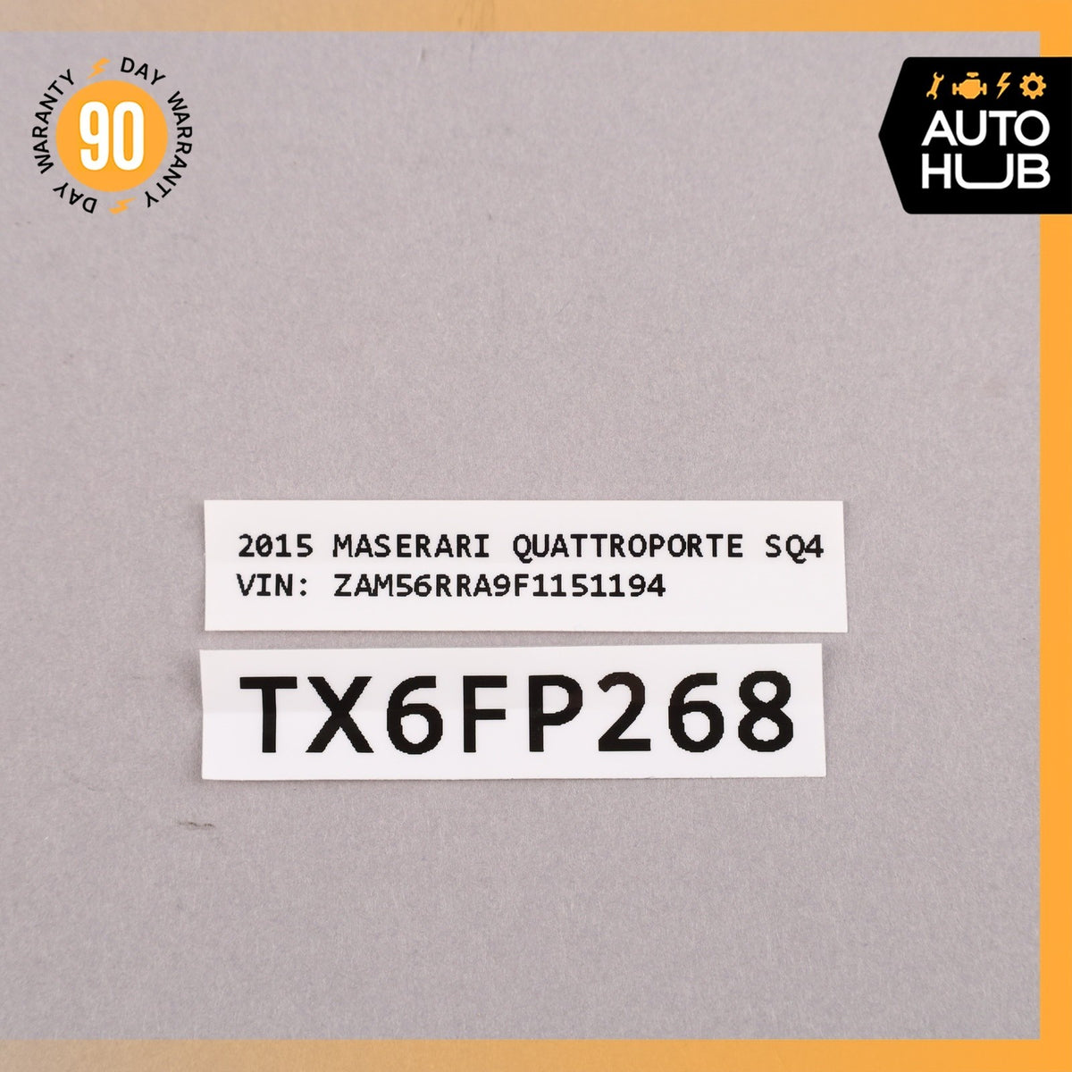 14-17 Maserati Quattroporte M156 Ghibli M157 Right Sun Visor Shade Gray OEM 46k - photo 14