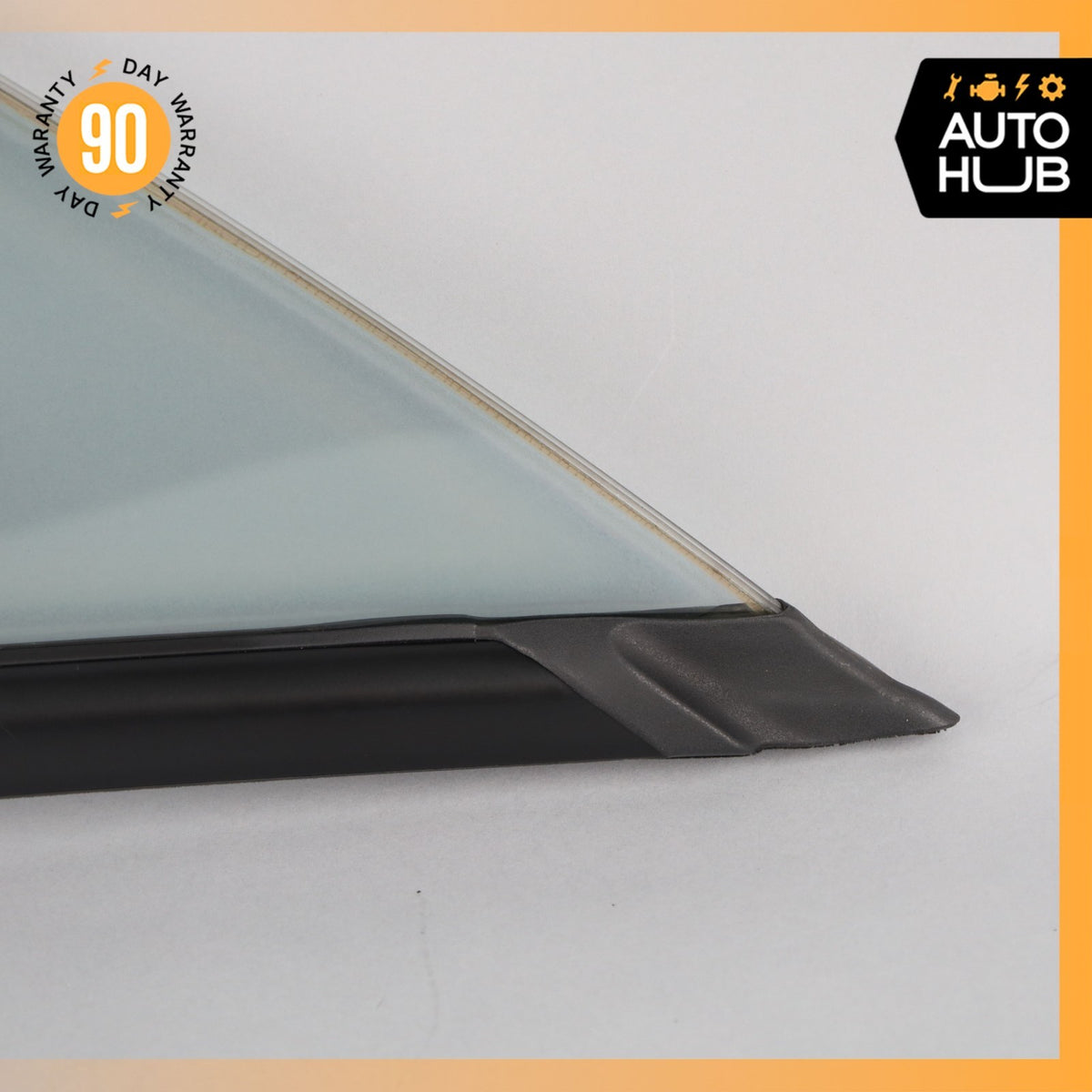 03-17 Bentley Continental GT Front Right Side Door Vent Window Glass OEM - photo 9