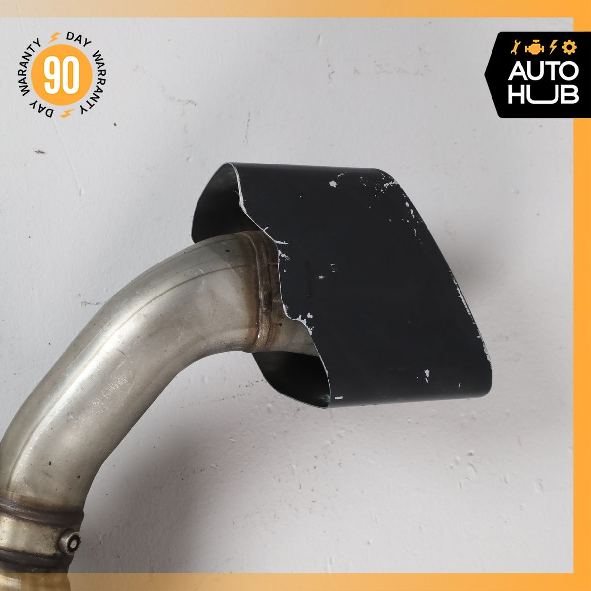 14-19 BMW F15 X5 X6 3.0L Dual Exhaust Muffler Mufflers Assembly w/ Valve OEM 86k - photo 14