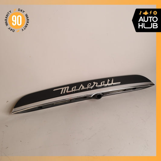 Maserati Ghibli M157 Trunk Lid Moulding Plate w/Light 670017275 OEM - photo 1