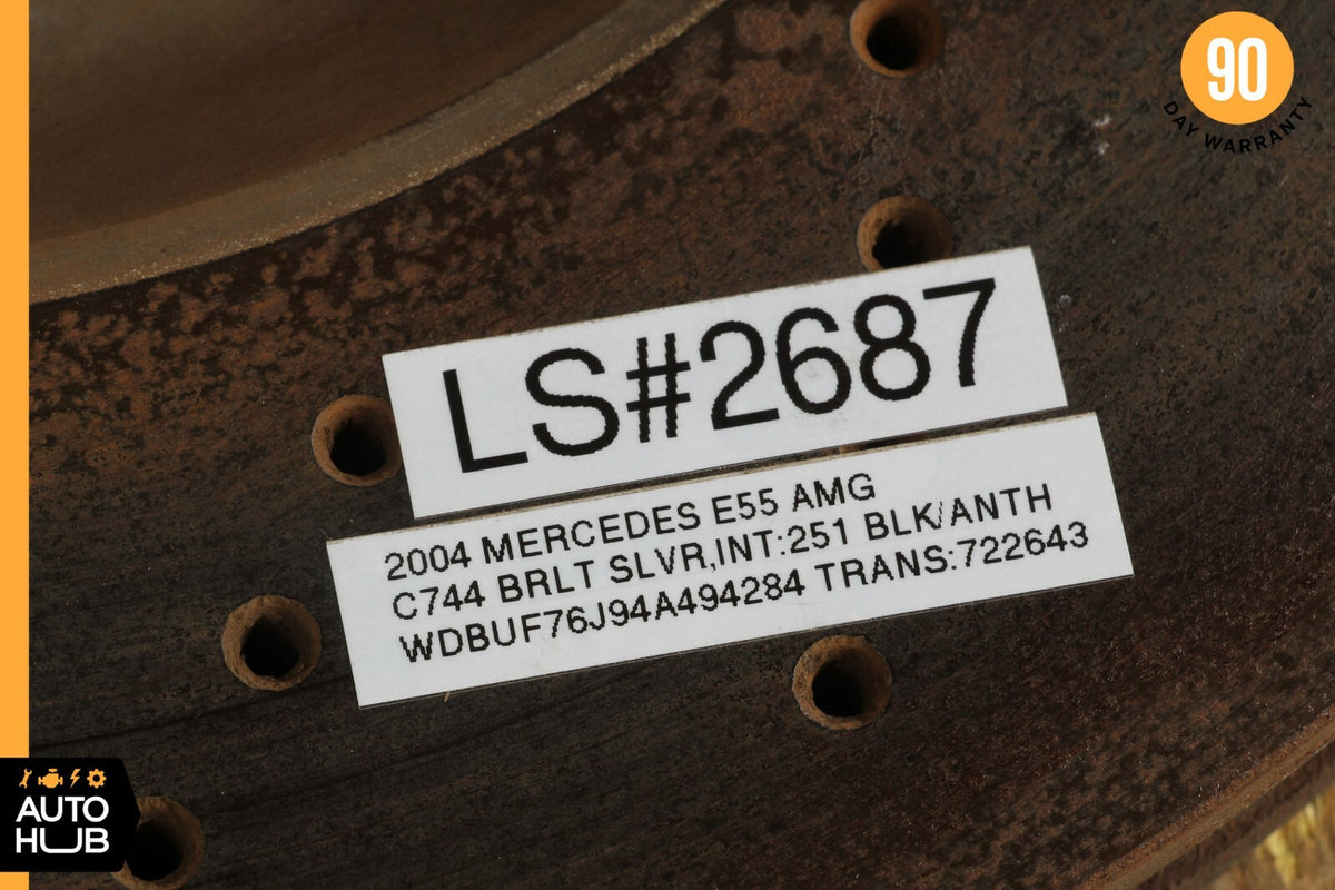 03-06 Mercedes W211 E55 CLS55 AMG Front Brake Rotors 2304210712 OEM - photo 12